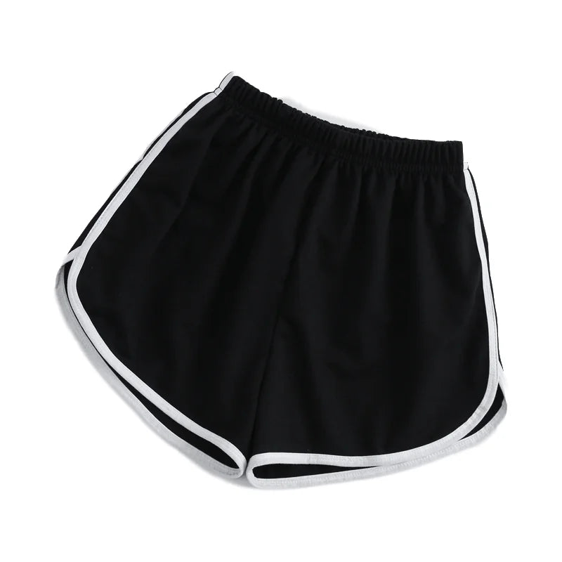 Striped Sports Shorts for Women