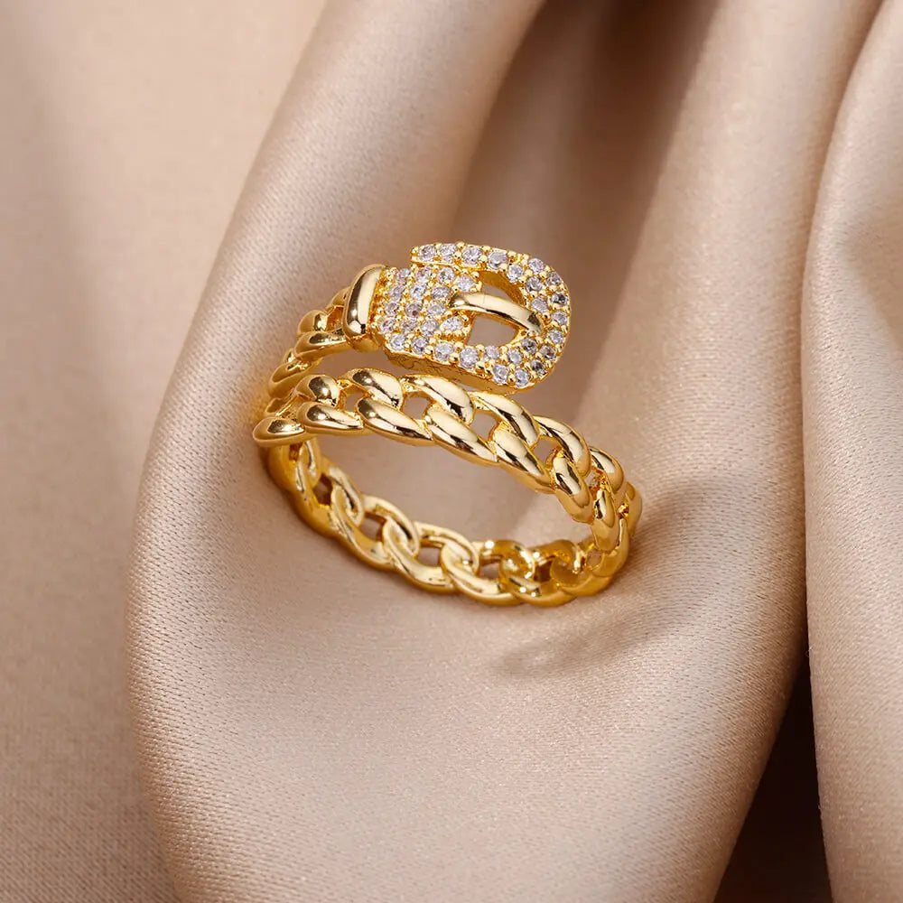 Golden Whisper Rings