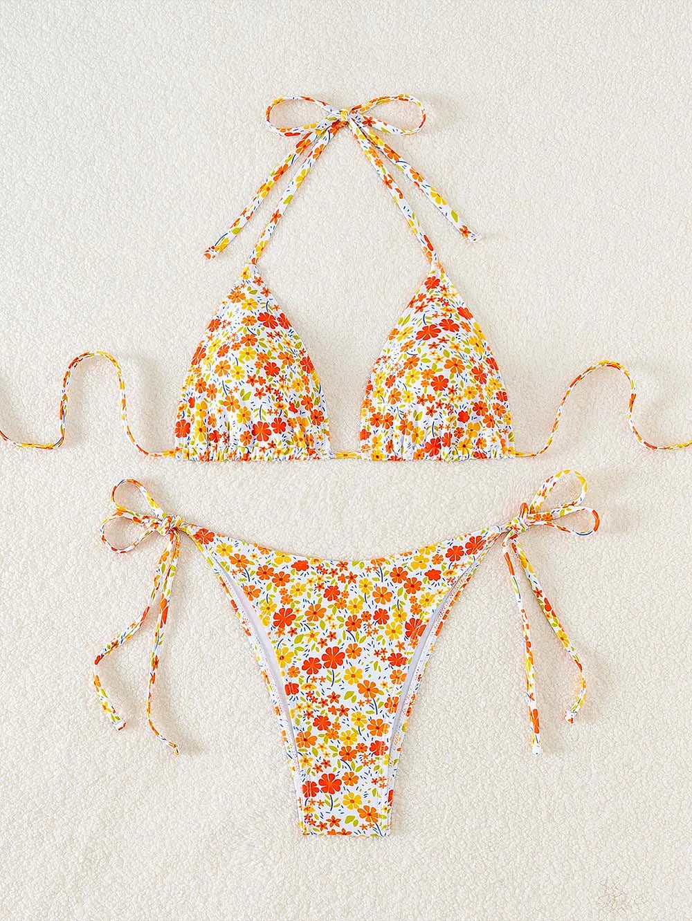 Boho Flower Bikini Set