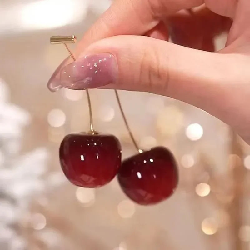 Cherry Radiance Earrings