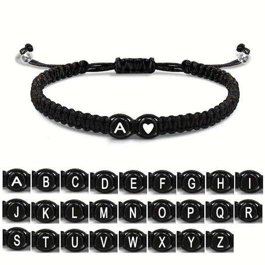 26 Letters Initial Heart Bracelet