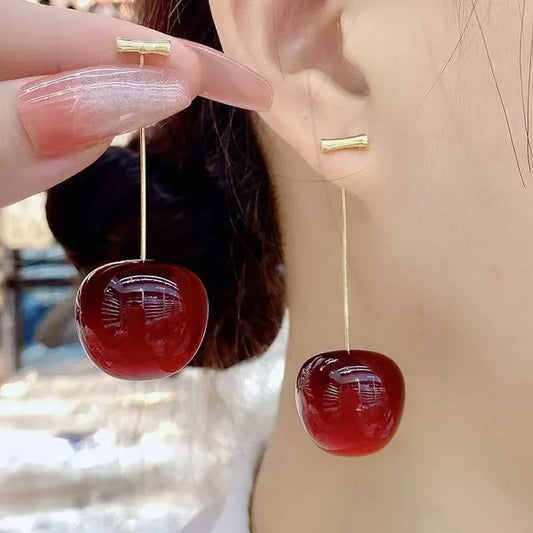 Cherry Radiance Earrings