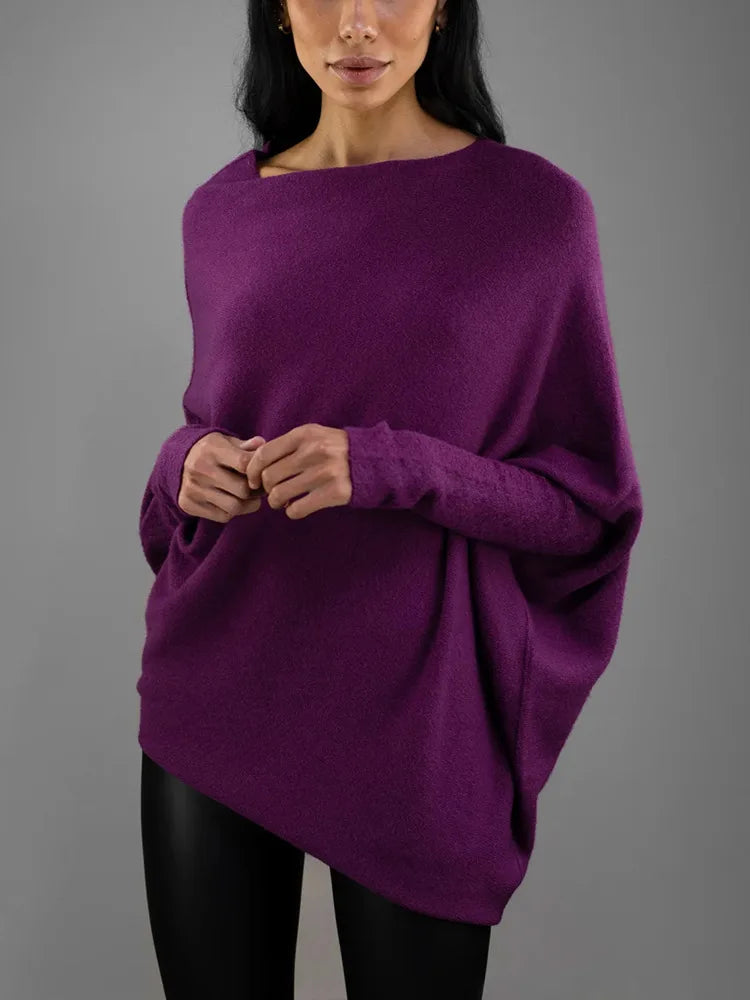 Cozy Elegance Off-Shoulder Sweater