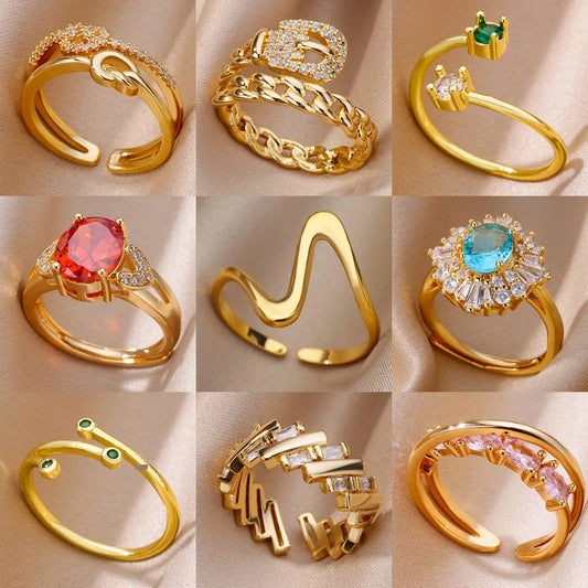 Golden Whisper Rings